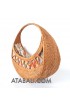 Ethnic Ata rattan unique style handwoven handbags shapes